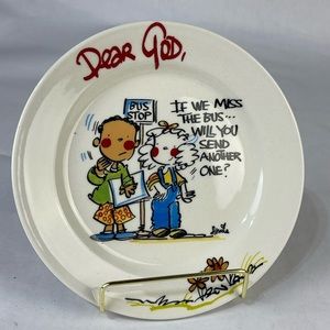 Dear God Decorative Art Plate